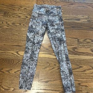 Lululemon fast and free Nulux tights (inseam 25 inches)